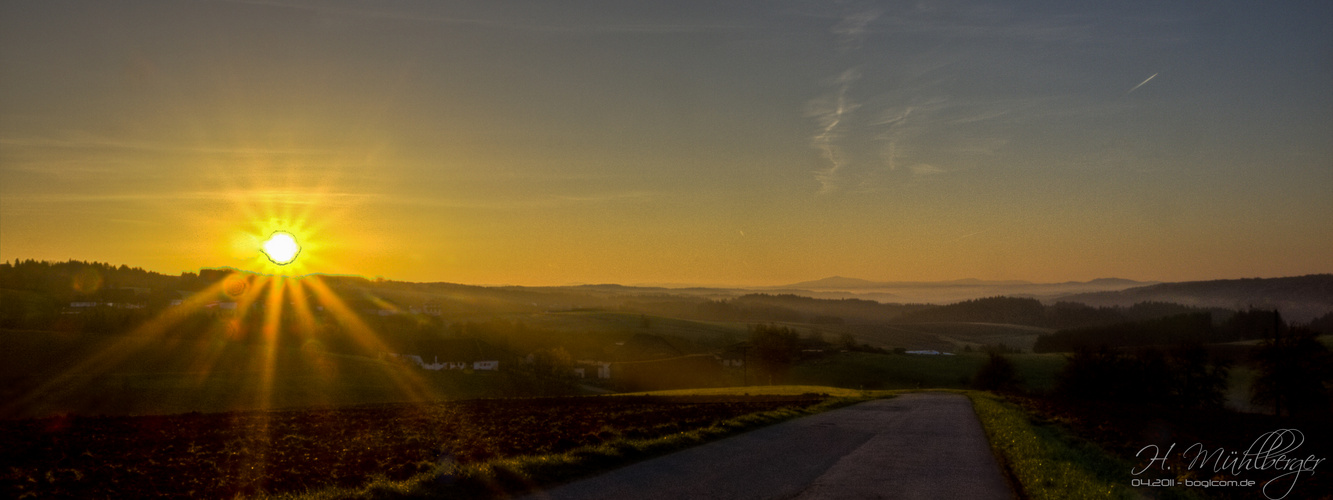 Sonnenaufgang im Frühling 2011