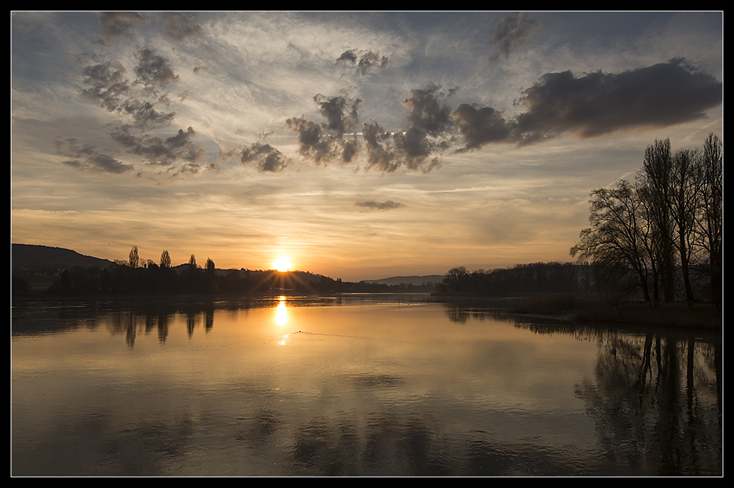 Sonnenaufgang im Frühling