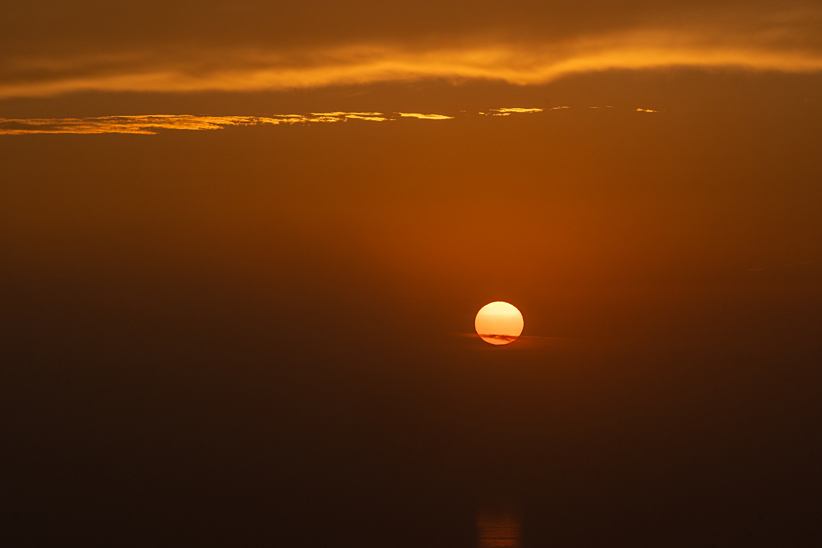 Sonnenaufgang im Frühnebel...