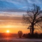 Sonnenaufgang im Gäuboden