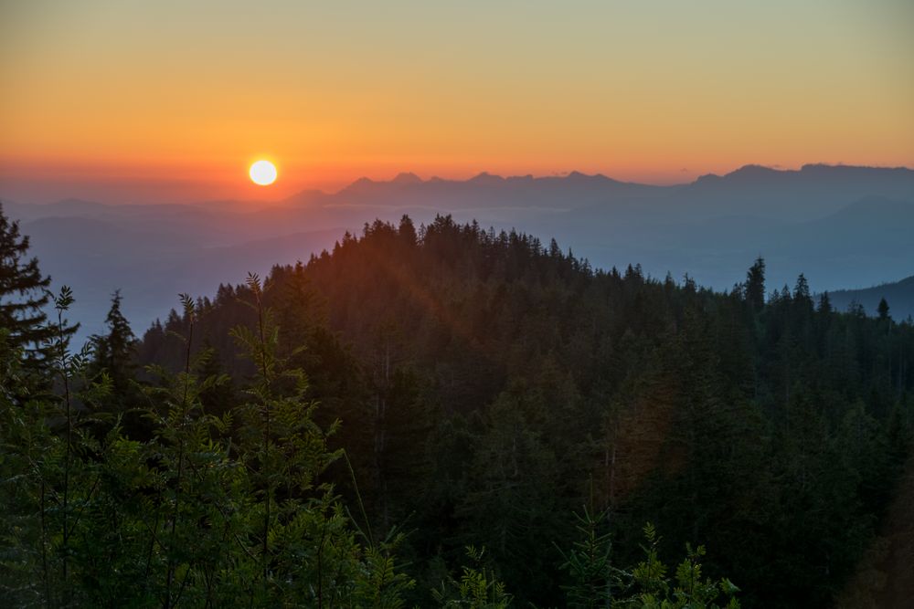 Sonnenaufgang im Gantrisch