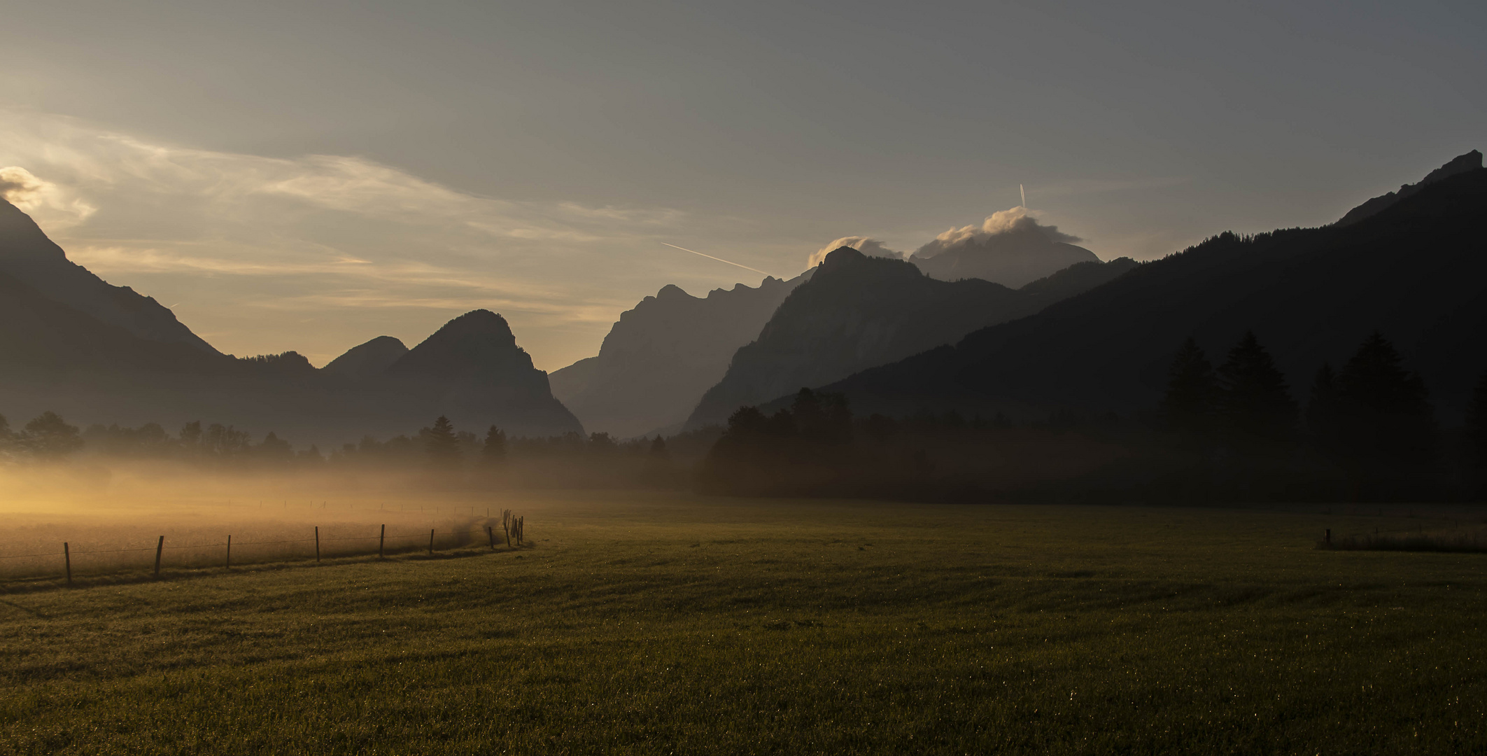 Sonnenaufgang im Gesäuse