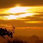 Sonnenaufgang im goldenen Oktober