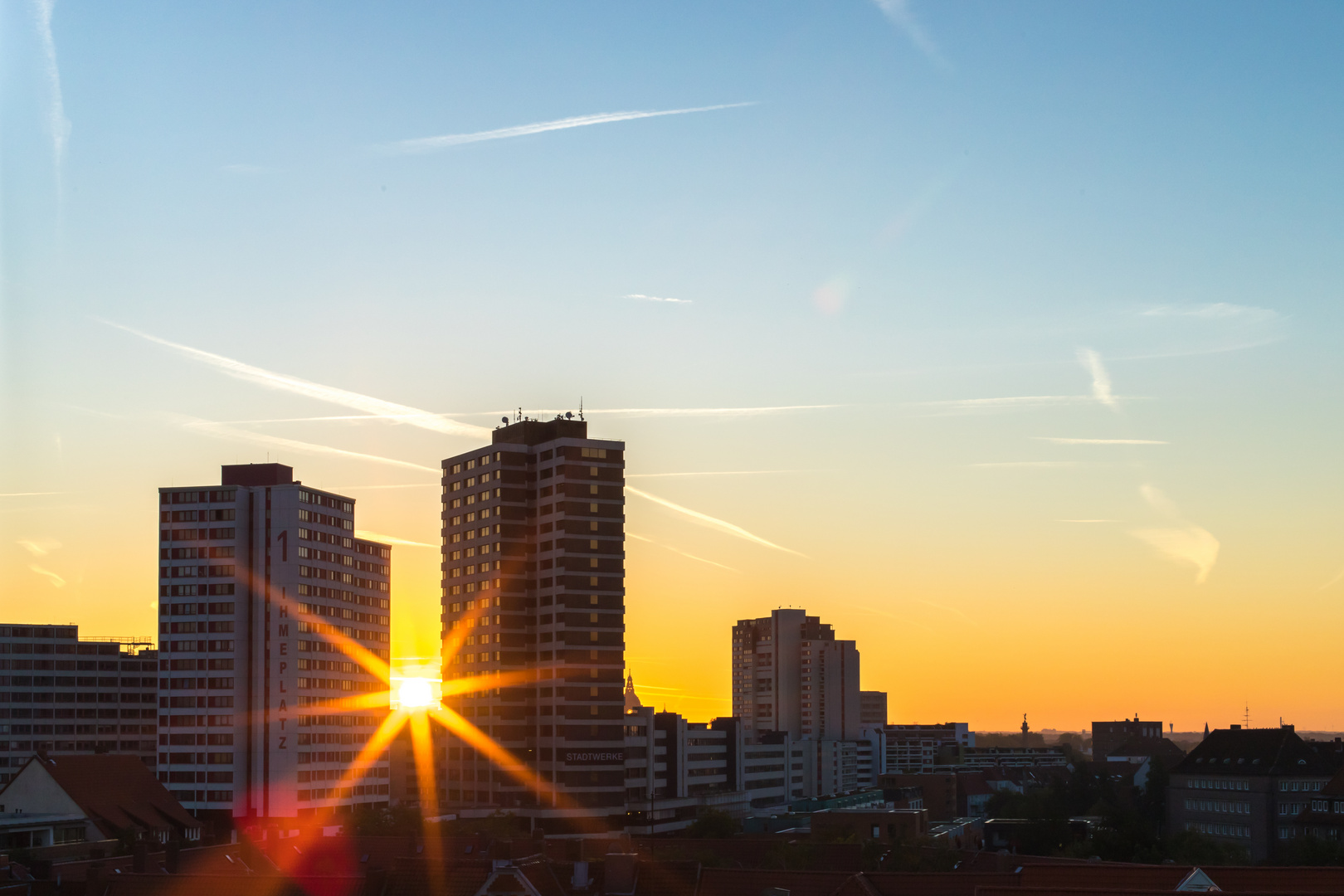 Sonnenaufgang im Großstadtdschungel