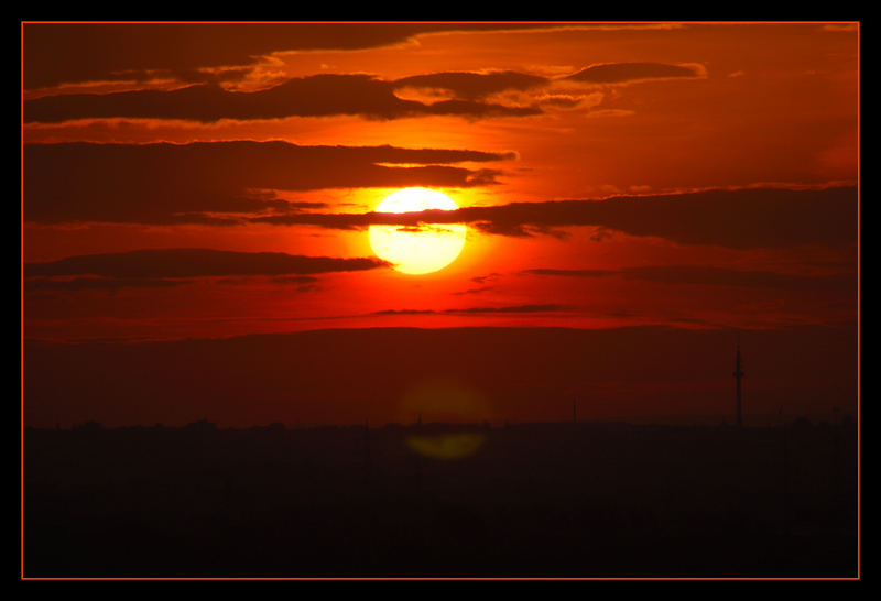 Sonnenaufgang im Hafen