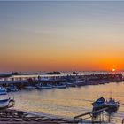 Sonnenaufgang im Hafen