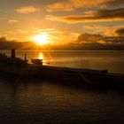 Sonnenaufgang im Hafen von Fenchal