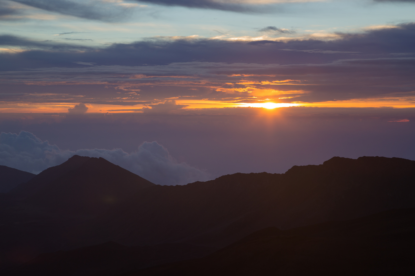 Sonnenaufgang im Haleakala National Park