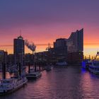 Sonnenaufgang im Hamburger Hafen 3