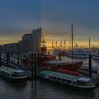 Sonnenaufgang im Hamburger Hafen 6