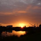 Sonnenaufgang im Hammer Kohlehafen