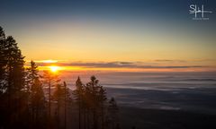 Sonnenaufgang im Harz