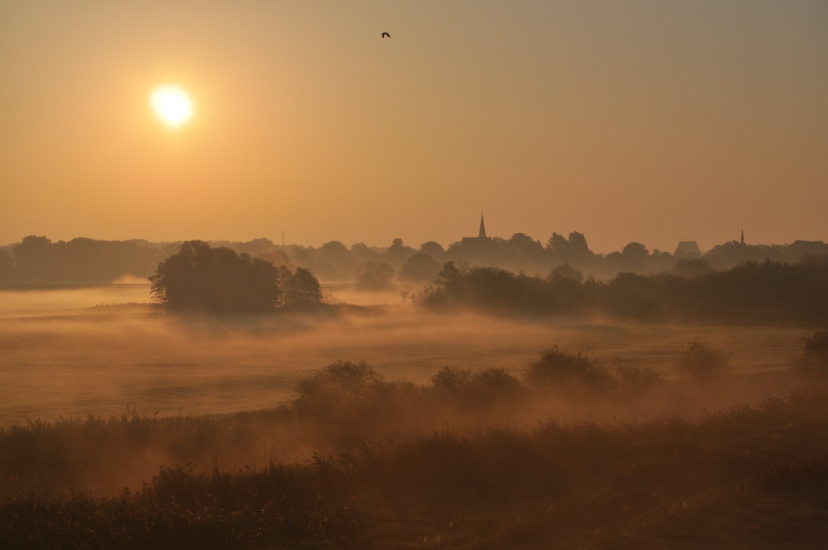 Sonnenaufgang Im Herbst