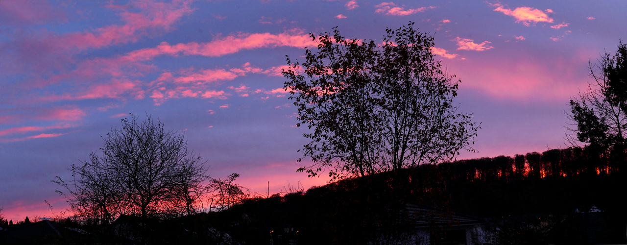 Sonnenaufgang im Herbst