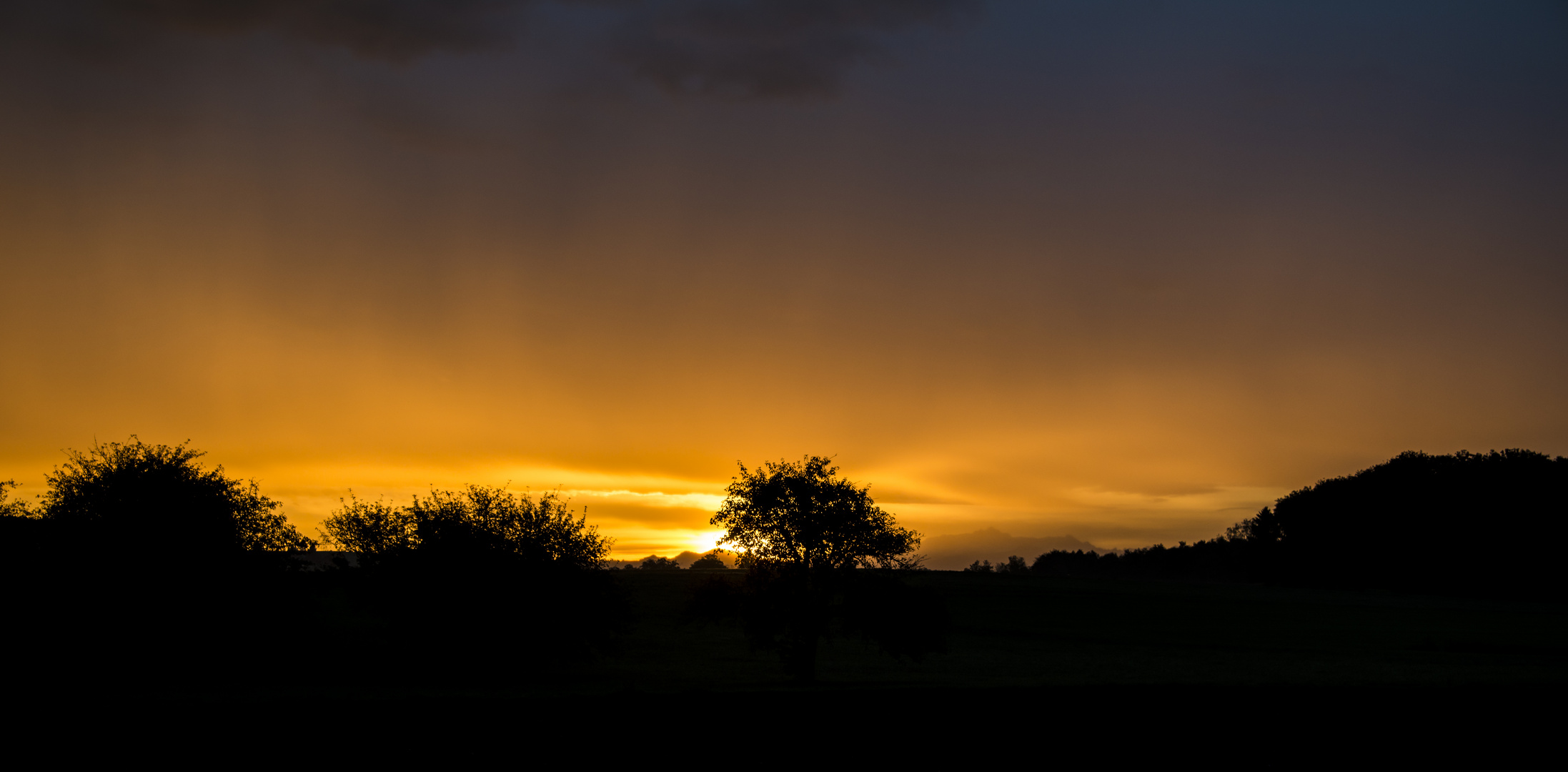 Sonnenaufgang im Herbst