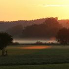 Sonnenaufgang im Herbst.