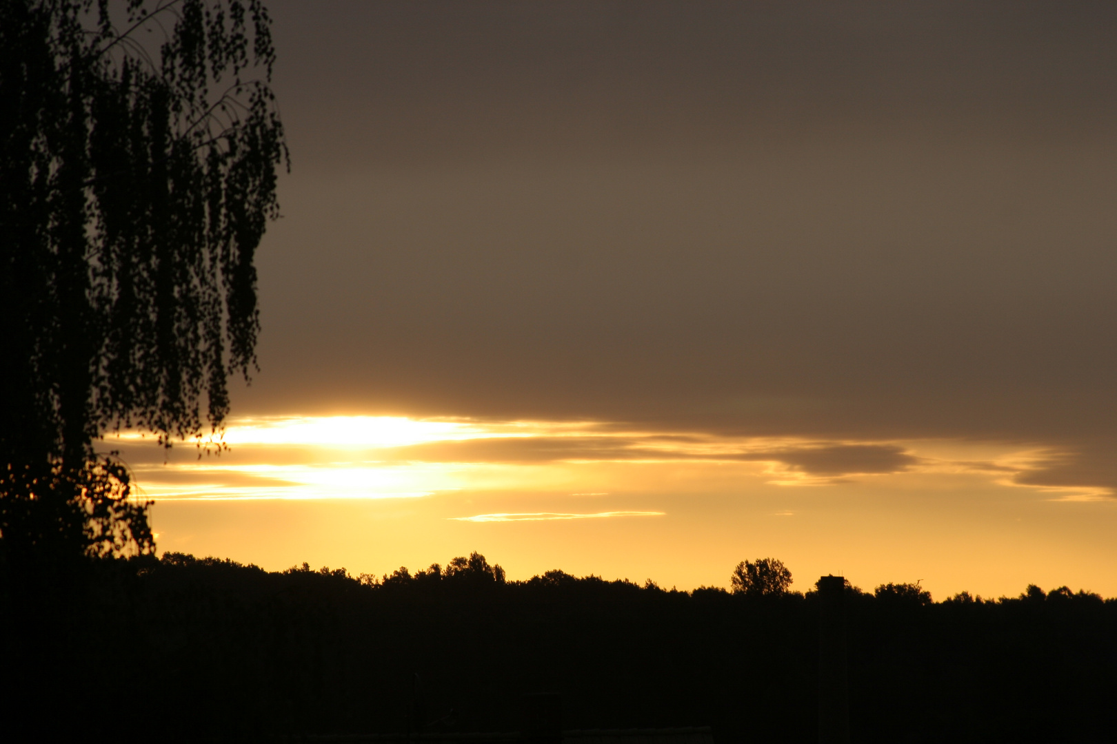 Sonnenaufgang im Herbst