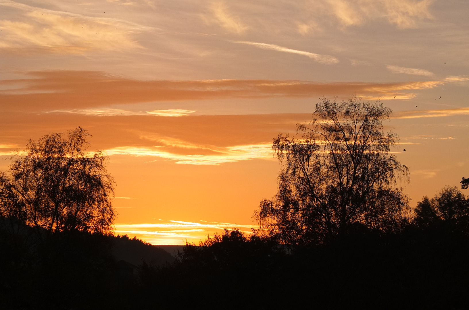 Sonnenaufgang im Herbst