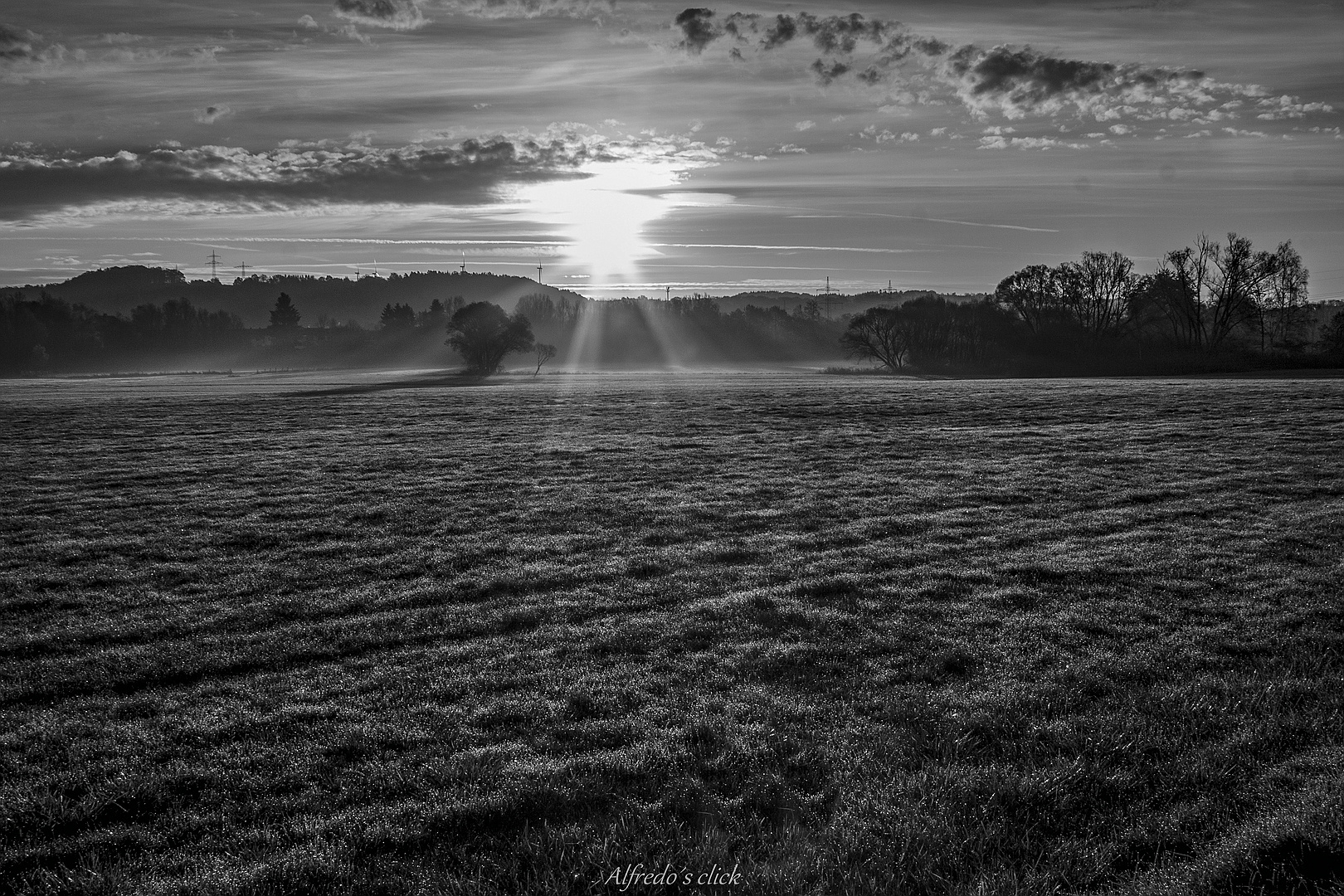 Sonnenaufgang  im Herbst