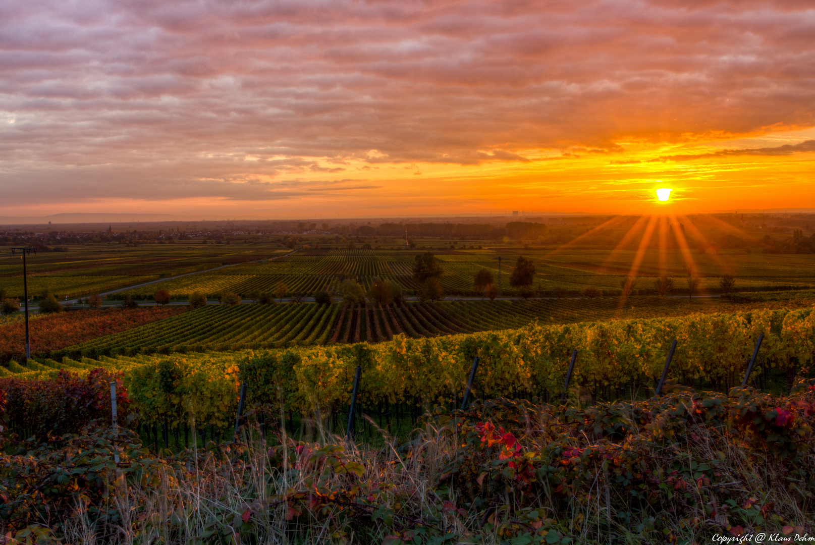 Sonnenaufgang im Herbst