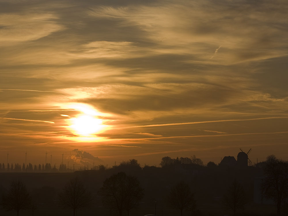 Sonnenaufgang im Herbst