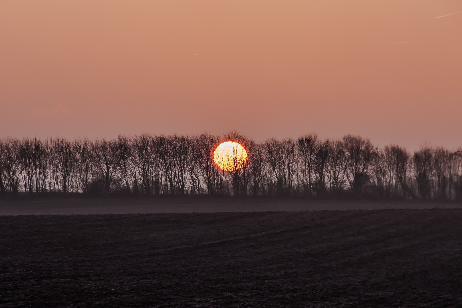 Sonnenaufgang im Herbst