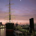 Sonnenaufgang im HH Hafen