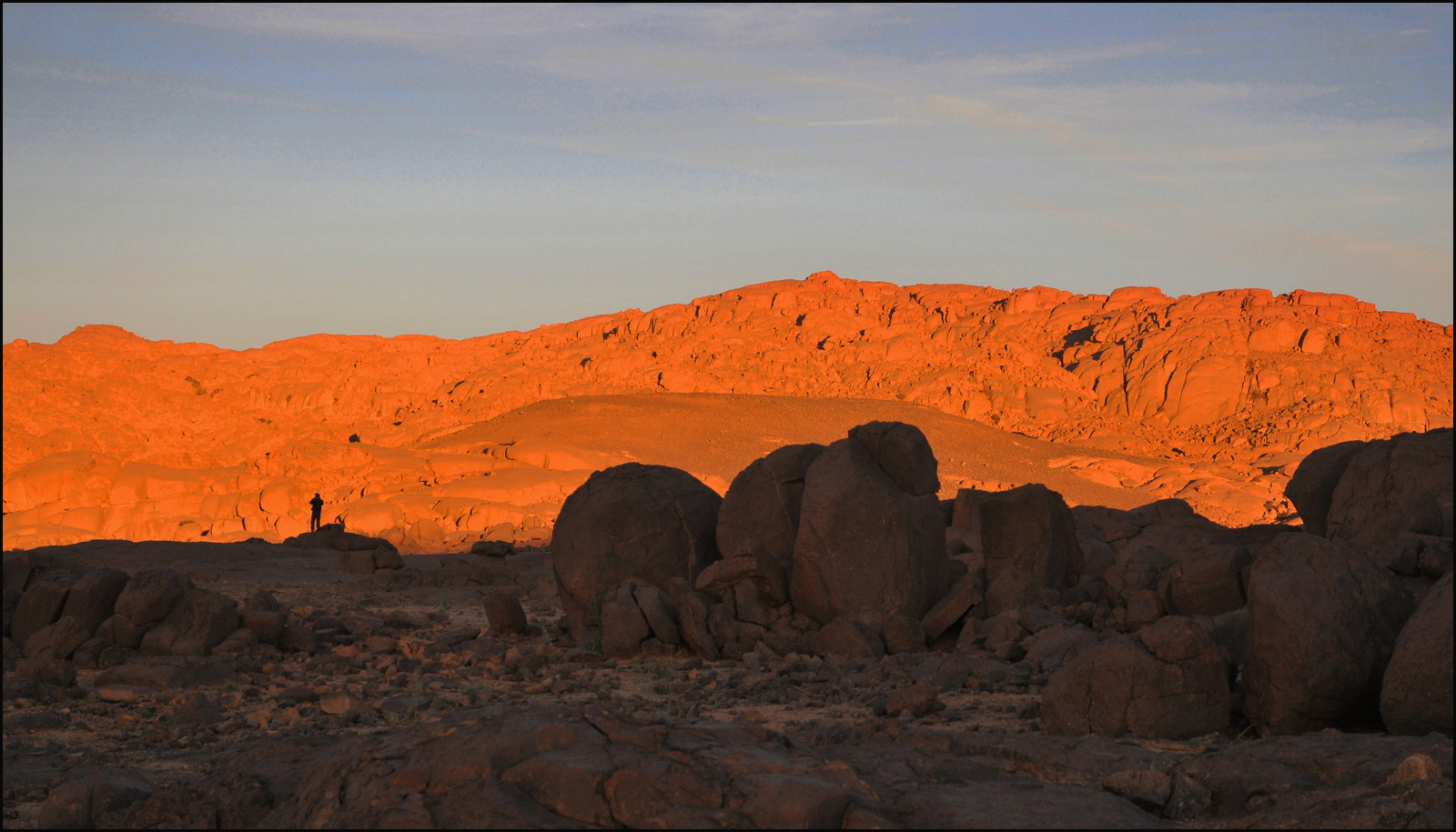 Sonnenaufgang im Hoggar