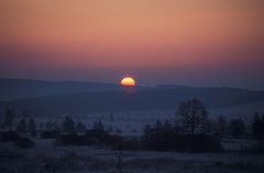 Sonnenaufgang im Hohen Venn