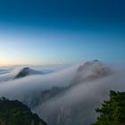 Sonnenaufgang im Huang Shan Gebirge