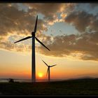 Sonnenaufgang im Isergebirge