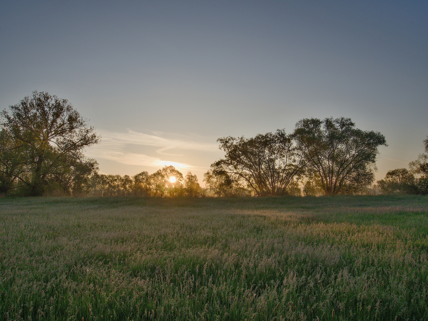 Sonnenaufgang im Itzgrund