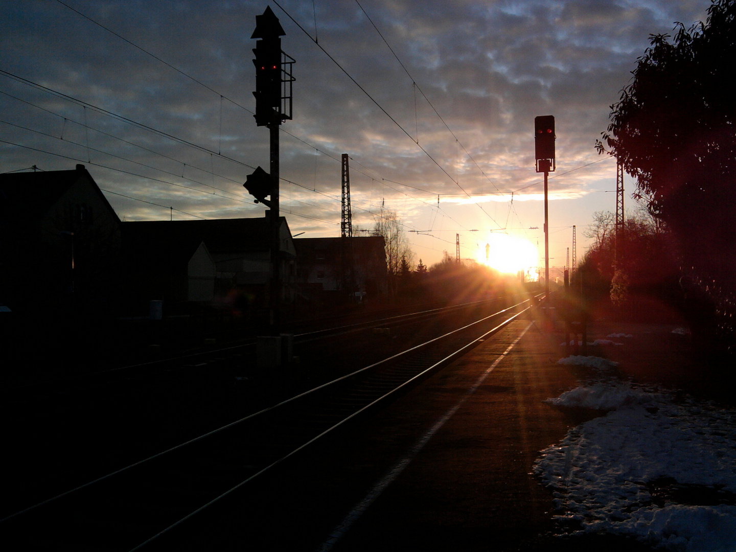 Sonnenaufgang im Januar (: