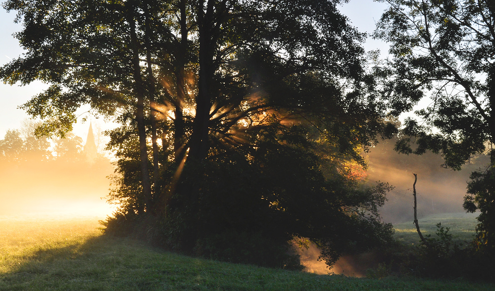 Sonnenaufgang im Kleinen Vilstal