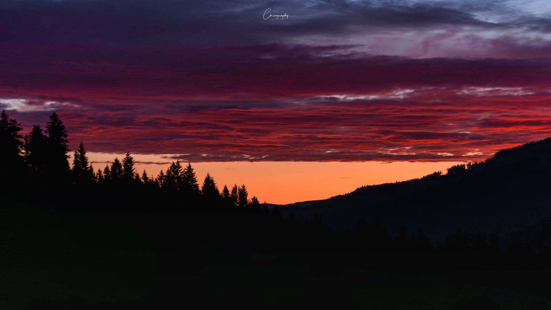 Sonnenaufgang im Kleinen Wiesental