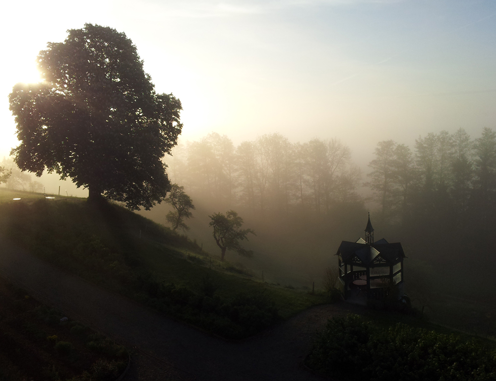 Sonnenaufgang im Kloster Zangberg