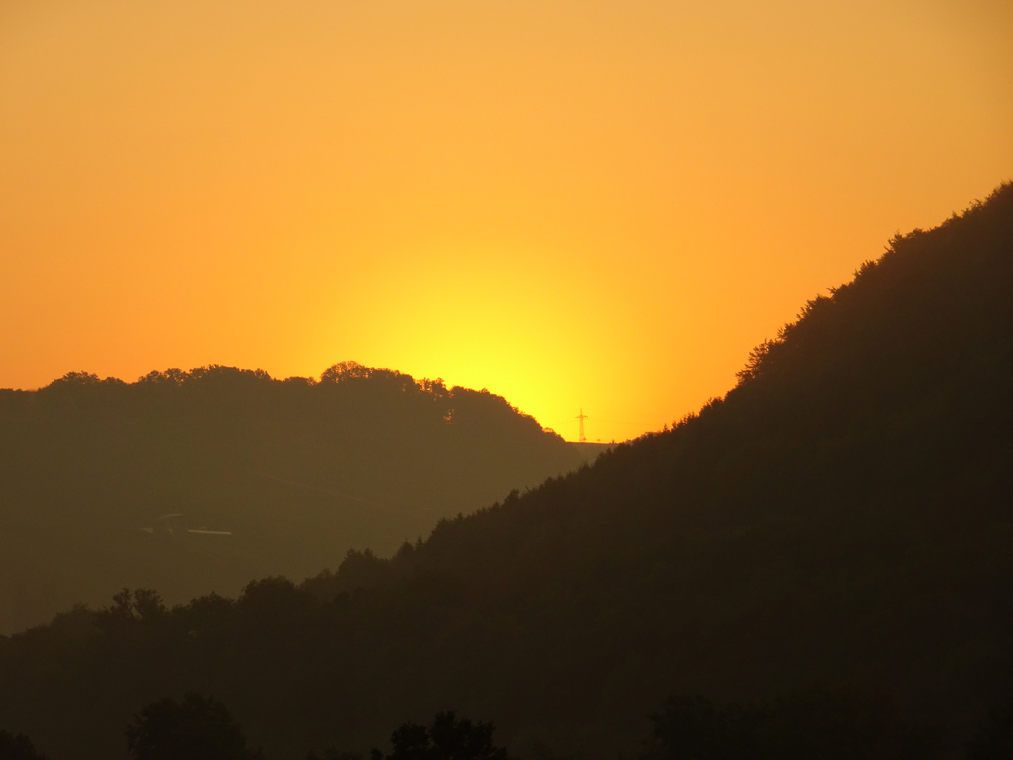 Sonnenaufgang im Kochertal