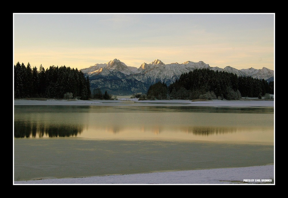 Sonnenaufgang im Königswinkel