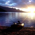 Sonnenaufgang im Lago Traful - Patagonien - Argentinien