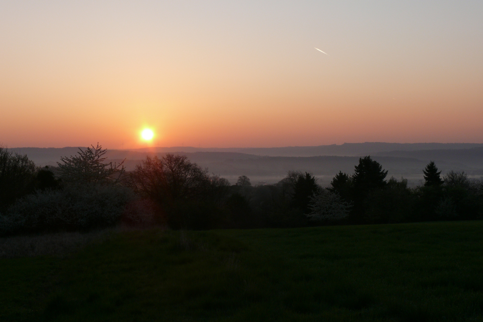 Sonnenaufgang im Lahntal