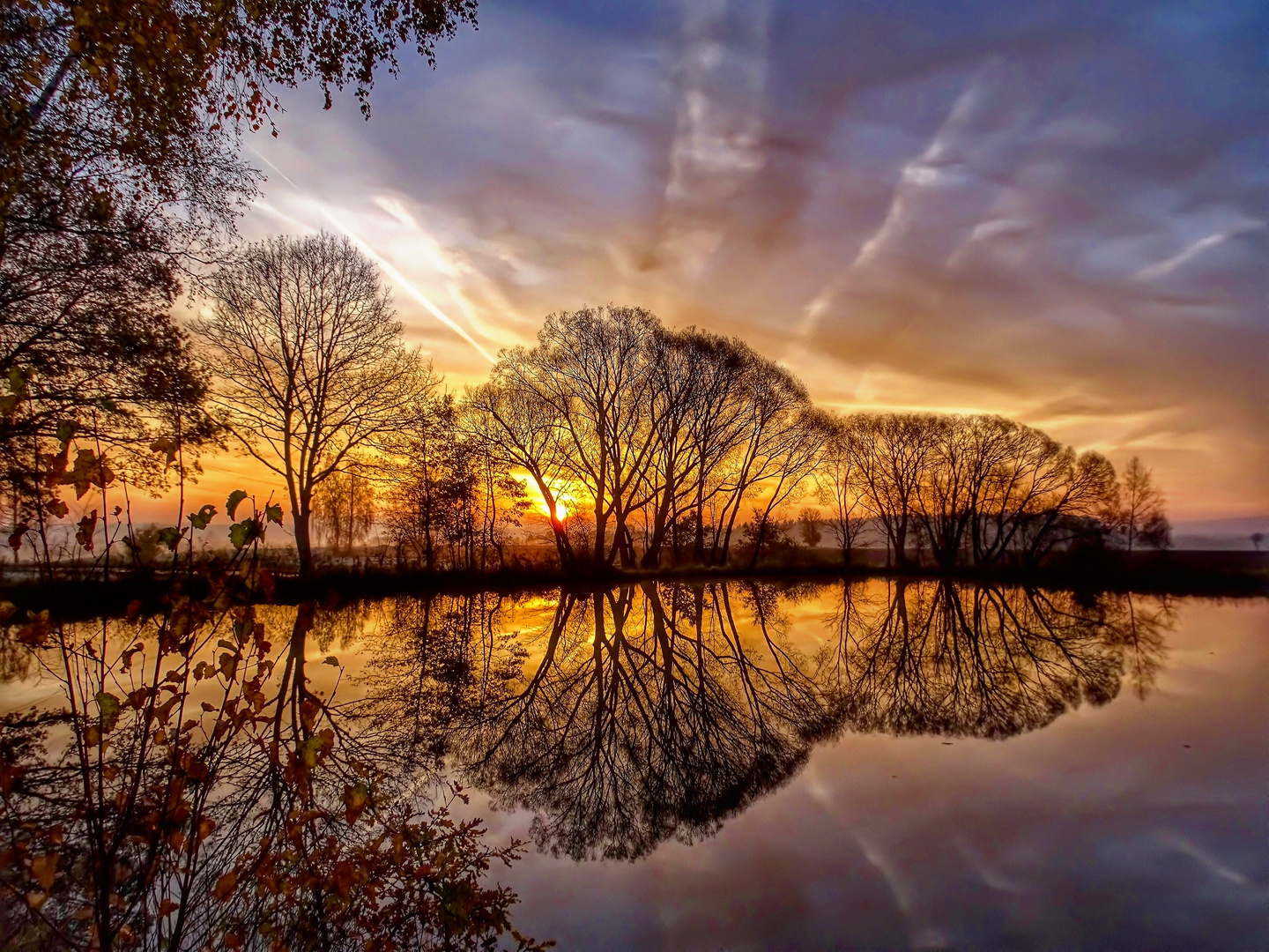 Sonnenaufgang im Landkreis Bayreuth 