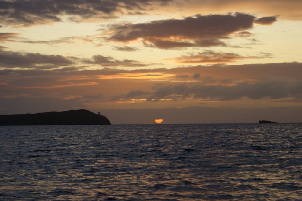 Sonnenaufgang im Loch Maddy (Hebriden-Schottland)