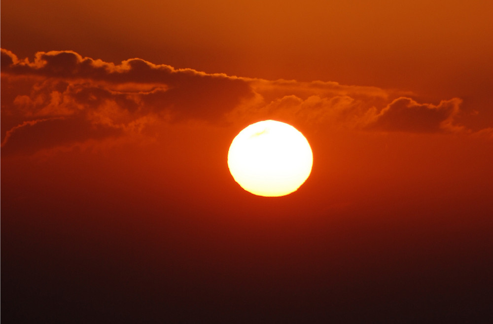 Sonnenaufgang im Mai vor meiner Haustür