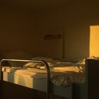 Sonnenaufgang im Mehrbettzimmer