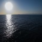 Sonnenaufgang im Mittelmeer.