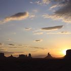 Sonnenaufgang im Monument Valley
