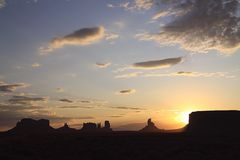 Sonnenaufgang im Monument Valley