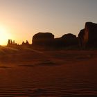 Sonnenaufgang im Monument Valley