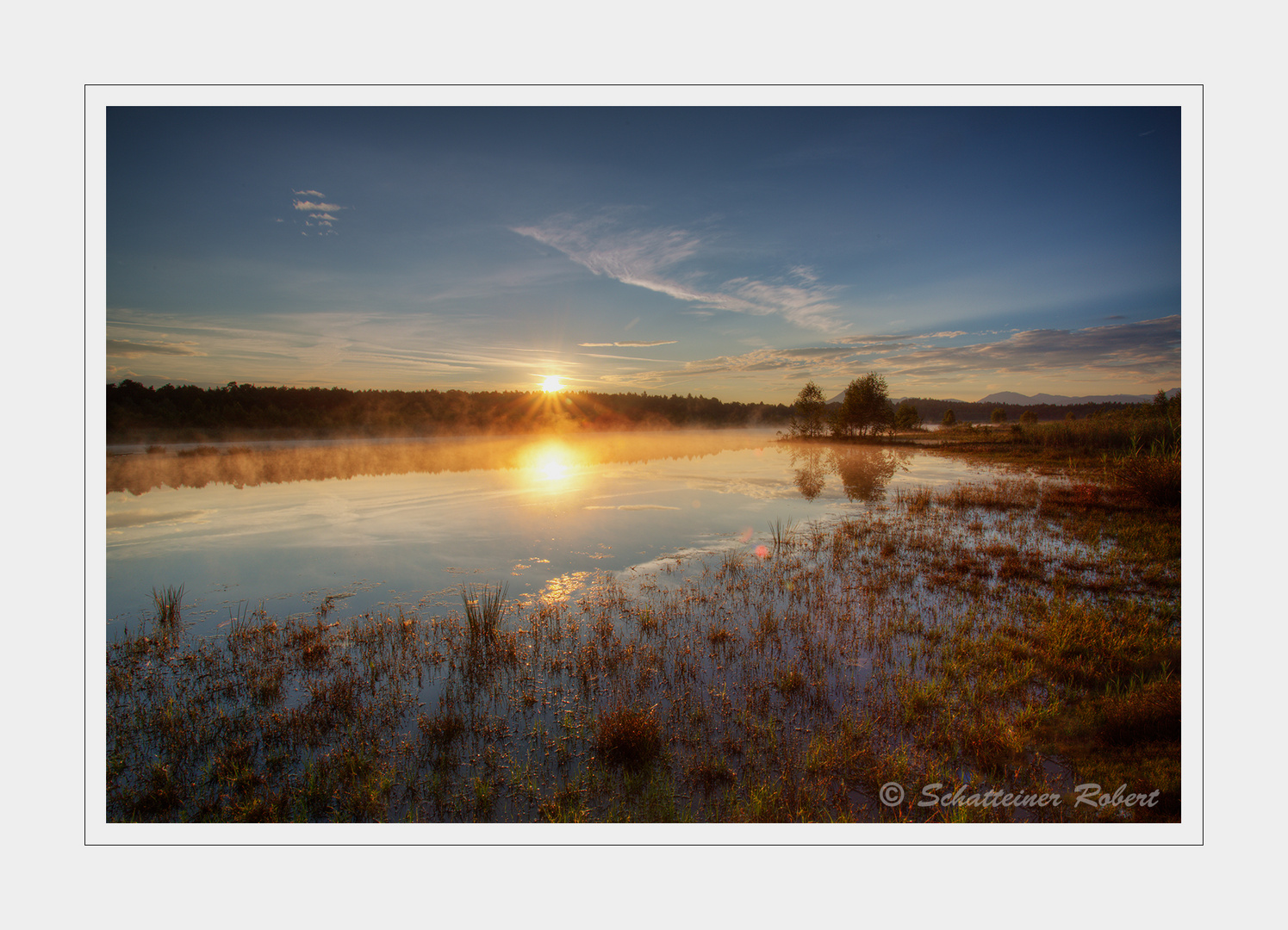 Sonnenaufgang im Moor