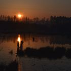 Sonnenaufgang im Moorgebiet - 20. März 2015